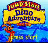 JumpStart Dino Adventure - Field Trip (USA) Title Screen